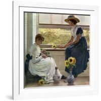 Sun and Moon Flowers, 1890-George Dunlop Leslie-Framed Giclee Print