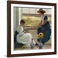 Sun and Moon Flowers, 1890-George Dunlop Leslie-Framed Giclee Print