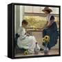 Sun and Moon Flowers, 1890-George Dunlop Leslie-Framed Stretched Canvas