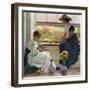 Sun and Moon Flowers, 1890-George Dunlop Leslie-Framed Giclee Print