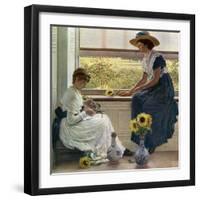 Sun and Moon Flowers, 1890-George Dunlop Leslie-Framed Giclee Print