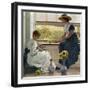 Sun and Moon Flowers, 1890-George Dunlop Leslie-Framed Giclee Print