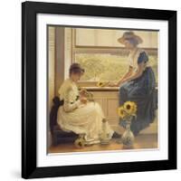 Sun and Moon Flowers-George Dunlop Leslie-Framed Premium Giclee Print