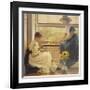 Sun and Moon Flowers-George Dunlop Leslie-Framed Premium Giclee Print