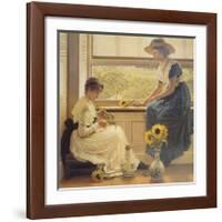 Sun and Moon Flowers-George Dunlop Leslie-Framed Premium Giclee Print