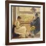 Sun and Moon Flowers-George Dunlop Leslie-Framed Premium Giclee Print