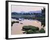 Sun and Mountains Reflecting, Popo Agie Wilderness, Shoshone National Forest, Wyoming, USA-Scott T. Smith-Framed Photographic Print