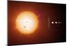 Sun And Planets, Size Comparison-Detlev Van Ravenswaay-Mounted Premium Photographic Print