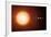 Sun And Planets, Size Comparison-Detlev Van Ravenswaay-Framed Premium Photographic Print