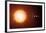 Sun And Planets, Size Comparison-Detlev Van Ravenswaay-Framed Photographic Print