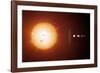 Sun And Planets, Size Comparison-Detlev Van Ravenswaay-Framed Photographic Print