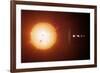 Sun And Planets, Size Comparison-Detlev Van Ravenswaay-Framed Photographic Print