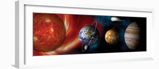 Sun and Planets-null-Framed Photographic Print