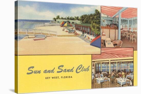 Sun and Sand Club, Key West, Florida-null-Stretched Canvas