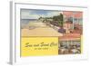 Sun and Sand Club, Key West, Florida-null-Framed Art Print