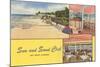 Sun and Sand Club, Key West, Florida-null-Mounted Art Print