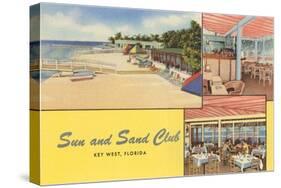 Sun and Sand Club, Key West, Florida-null-Stretched Canvas