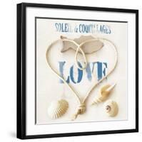 Sun and sea-shells-Galith Sultan-Framed Art Print