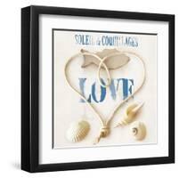 Sun and sea-shells-Galith Sultan-Framed Art Print