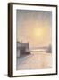 Sun and Snow, Scene from Stockholm-Per Ekstrom-Framed Giclee Print