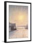 Sun and Snow, Scene from Stockholm-Per Ekstrom-Framed Giclee Print