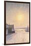 Sun and Snow, Scene from Stockholm-Per Ekstrom-Framed Giclee Print