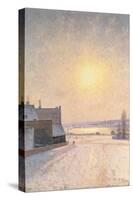 Sun and Snow, Scene from Stockholm-Per Ekstrom-Stretched Canvas