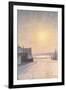 Sun and Snow, Scene from Stockholm-Per Ekstrom-Framed Giclee Print