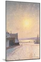 Sun and Snow, Scene from Stockholm-Per Ekstrom-Mounted Giclee Print