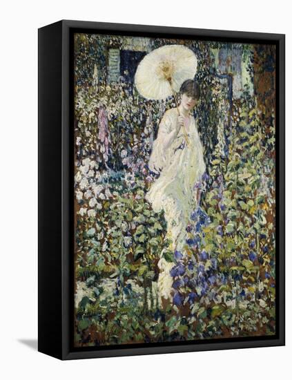 Sun and Wind-Frederick Carl Frieseke-Framed Stretched Canvas