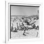 Sun Bathers at Hermosa Beach-null-Framed Photographic Print