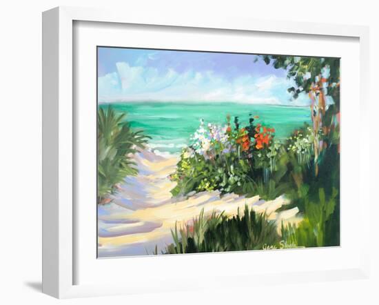 Sun Beach Dunes-Jane Slivka-Framed Art Print