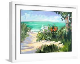 Sun Beach Dunes-Jane Slivka-Framed Art Print