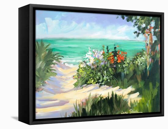 Sun Beach Dunes-Jane Slivka-Framed Stretched Canvas