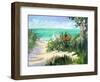 Sun Beach Dunes-Jane Slivka-Framed Art Print