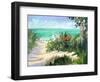 Sun Beach Dunes-Jane Slivka-Framed Art Print