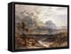 Sun Behind Clouds, 1874-John Linnell-Framed Stretched Canvas