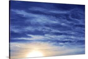 Sun Behind the Clouds-Skaya-Stretched Canvas