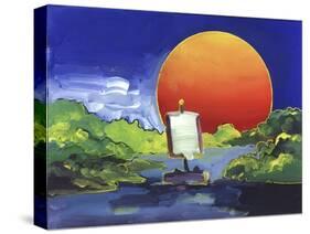 Sun Boat-Howie Green-Stretched Canvas