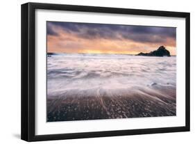 Sun Break Seascape at Pfeiffer Beach Big Sur California Coast-Vincent James-Framed Photographic Print