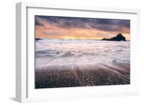 Sun Break Seascape at Pfeiffer Beach Big Sur California Coast-Vincent James-Framed Photographic Print