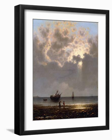 Sun Breaking Through the Clouds-Martin Johnson Heade-Framed Giclee Print