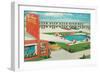 Sun Breeze Motel-null-Framed Art Print