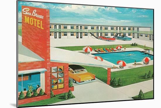 Sun Breeze Motel-null-Mounted Art Print