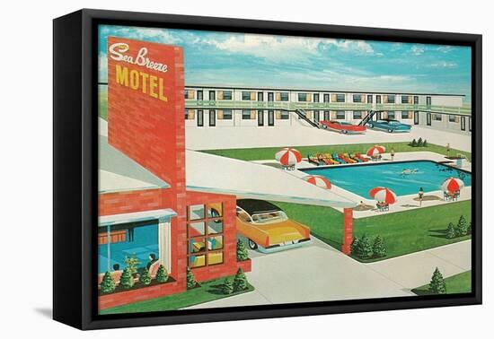 Sun Breeze Motel-null-Framed Stretched Canvas