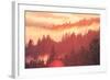 Sun Burned Fog Mount Tamalpais, Marin County, San Francisco-Vincent James-Framed Photographic Print