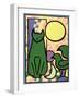 Sun Cat, 2000-Bodel Rikys-Framed Giclee Print