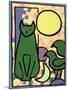 Sun Cat, 2000-Bodel Rikys-Mounted Giclee Print