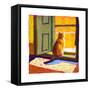 Sun Cat-Julia-Framed Stretched Canvas