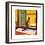 Sun Cat-Julia-Framed Giclee Print